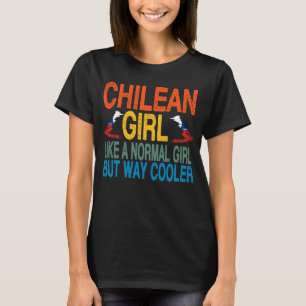 Camiseta Bandera de Chile, Chica chileno