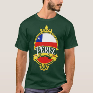 Camiseta Bandera de Chile de la Familia Pérez
