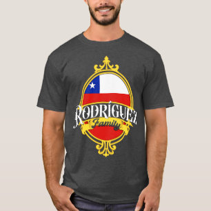 Camiseta Bandera de Chile de la familia Rodriguez