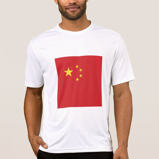 Camiseta bandera de China (Anverso)