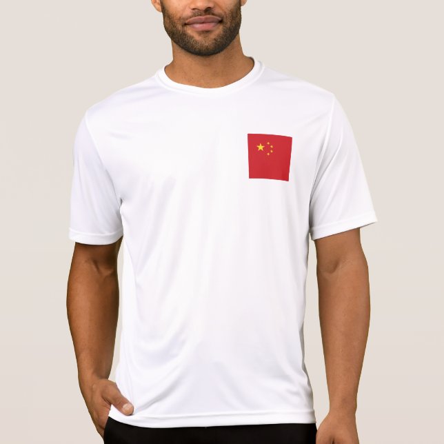 Camiseta Bandera de China (Anverso)