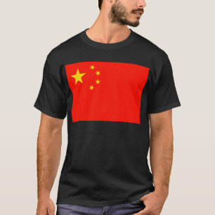 Camiseta Bandera de China - Alta calidad