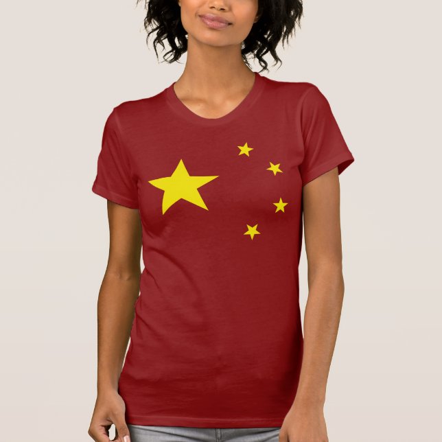 Camiseta Bandera de China "clásica" (Anverso)