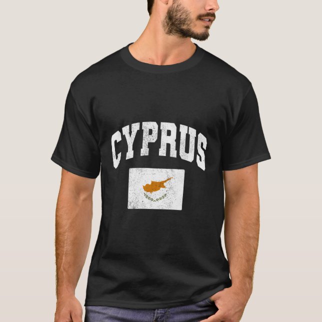 Camiseta Bandera de Chipre (Anverso)