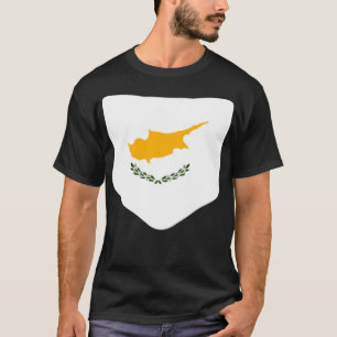 Camiseta Bandera de Chipre con bolsillo de bandera chipriot