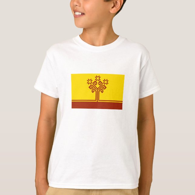 Camiseta Bandera de Chuvashia (Anverso)