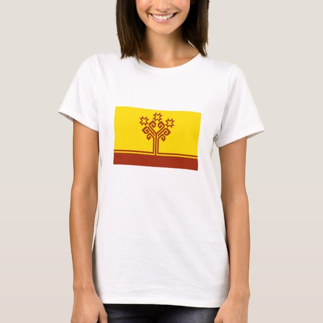 Camiseta Bandera de Chuvasia (Anverso)