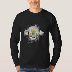 Camiseta Bandera de Cine de Camboya, país de Camboya