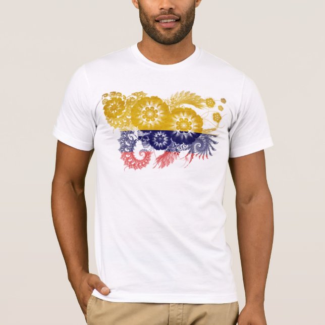 Camiseta Bandera de Colombia (Anverso)