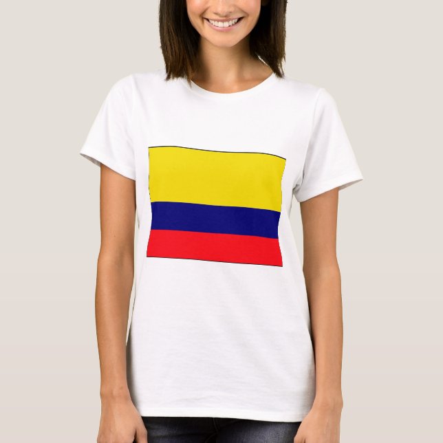 Camiseta Bandera de Colombia (Anverso)
