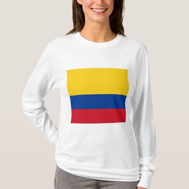 Camiseta Bandera de Colombia (Anverso)
