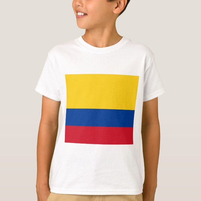 Camiseta Bandera de Colombia (Anverso)