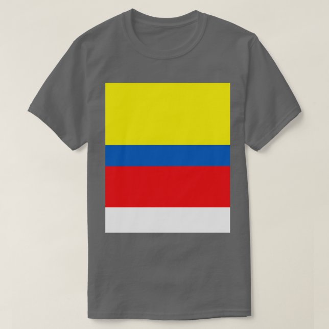 Camiseta Bandera de Colombia (Diseño del anverso)