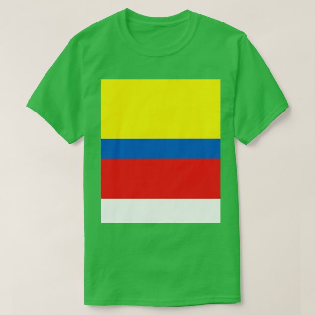 Camiseta Bandera de Colombia (Diseño del anverso)