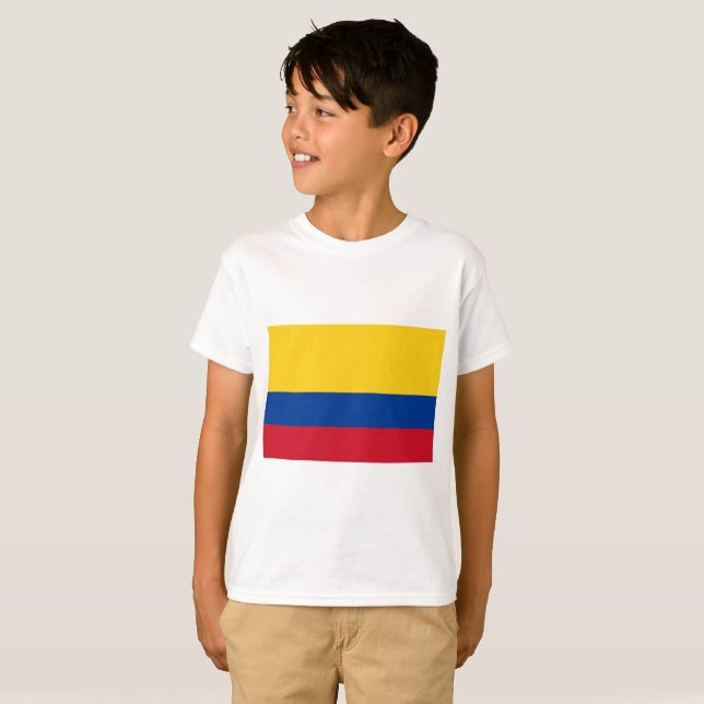 Camiseta Bandera de Colombia (Anverso completo)