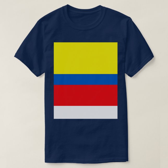 Camiseta Bandera de Colombia (Diseño del anverso)