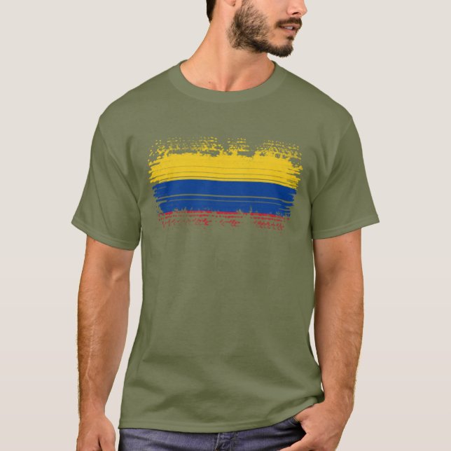 Camiseta Bandera de Colombia (Anverso)