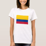 Camiseta Bandera de Colombia<br><div class="desc">Bandera patriótica de Colombia.</div>