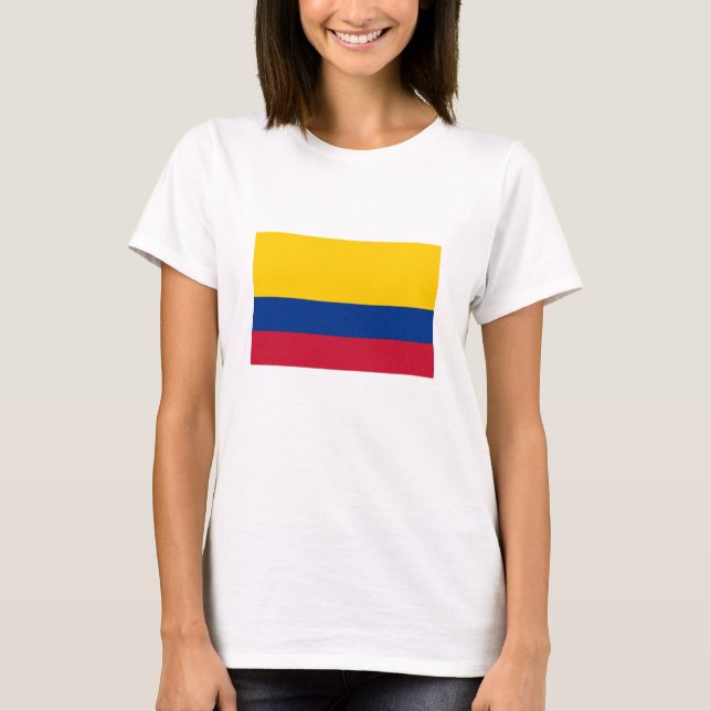 Camiseta Bandera de Colombia (Anverso)