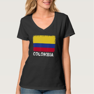 Camiseta Bandera de Colombia apoya a mujeres colombianas