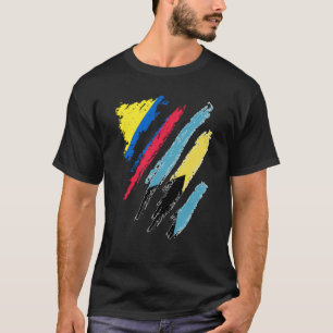 Camiseta Bandera de Colombia Bahamas cultiva franja de país