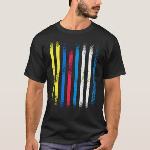 Camiseta Bandera de Colombia Bandera Nicaragua Grove Bander
