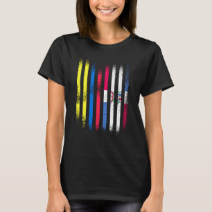 Camiseta Bandera de Colombia Banderas de países cultivadas 