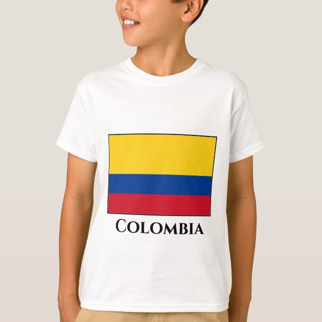 Camiseta Bandera de Colombia (Colombia) (Anverso)