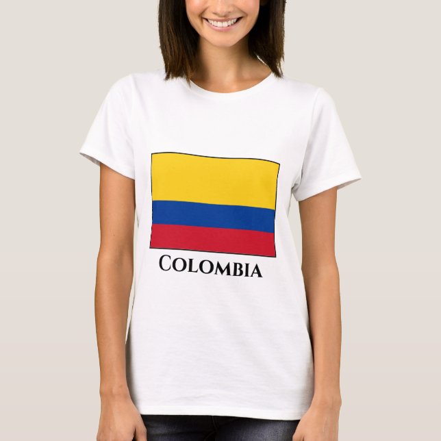 Camiseta Bandera de Colombia (Colombia) (Anverso)