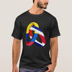 Camiseta Bandera de Colombia #CostaRica matrimonio en anill