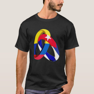 Camiseta Bandera de Colombia Cuba crece Boda matrimonial de