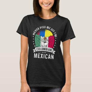 Camiseta Bandera de Colombia México crece humor orgullo ciu