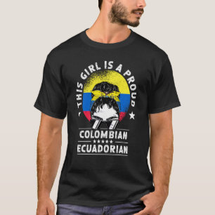 Camiseta Bandera de Colombia Orgullo de Ciudadanía Mujer Ni