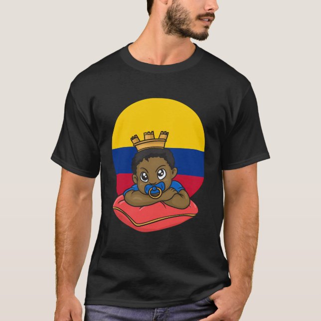 Camiseta Bandera de Colombia Orgullo de niño colombiano de  (Anverso)