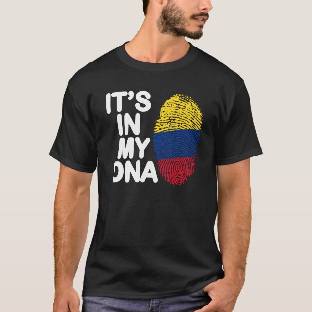 Camiseta Bandera De Colombia Para Los Hombres Es Graciosa E (Anverso)