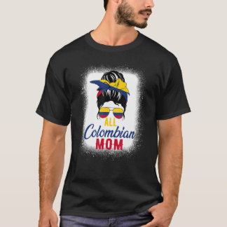 Camiseta Bandera de Colombia para toda la madre colombiana