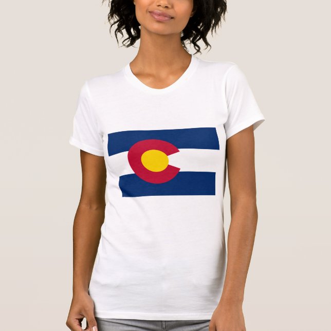 Camiseta Bandera de Colorado (Anverso)