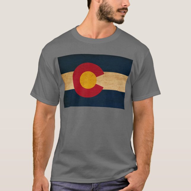 Camiseta Bandera de Colorado (Anverso)