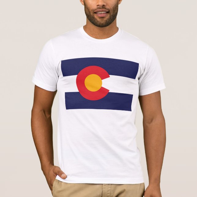 Camiseta Bandera de Colorado (Anverso)
