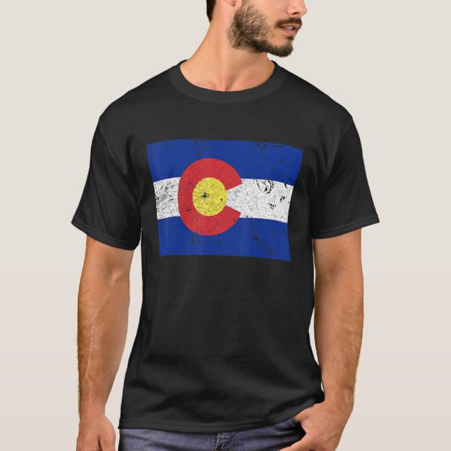 Camiseta Bandera de Colorado (Anverso)