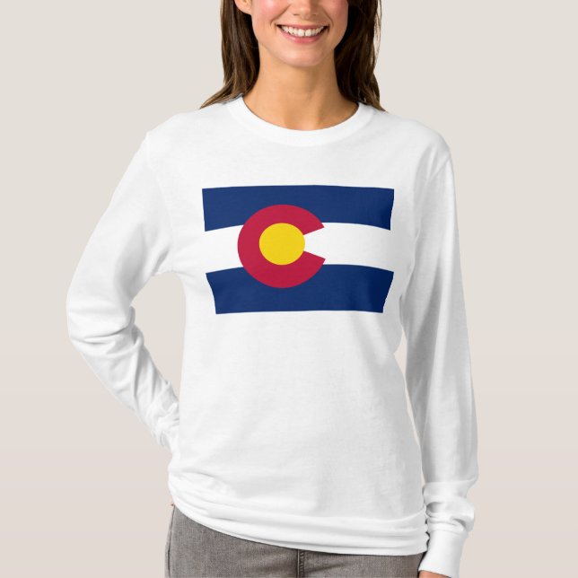 Camiseta Bandera de Colorado (Anverso)