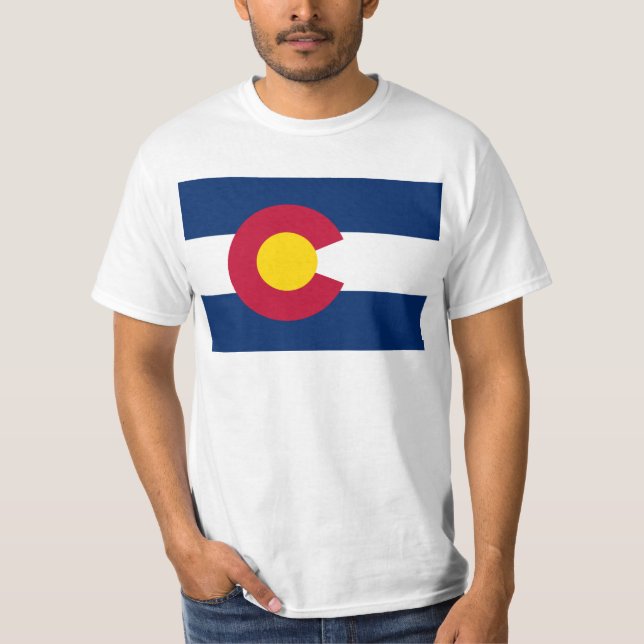 Camiseta Bandera de Colorado (Anverso)