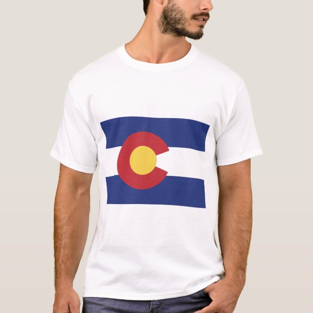 Camiseta Bandera de Colorado (Anverso)