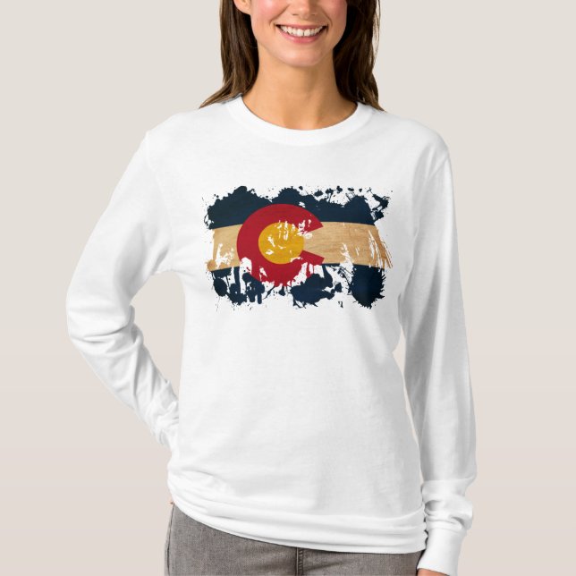 Camiseta Bandera de Colorado (Anverso)