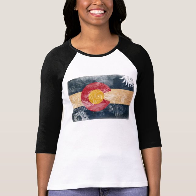 Camiseta Bandera de Colorado (Anverso)