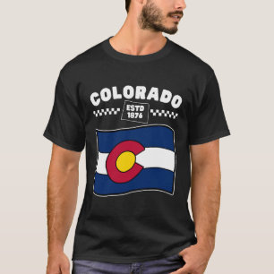 Camiseta Bandera de Colorado 1876