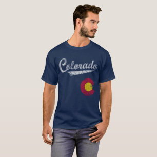 Camiseta Bandera de Colorado del estilo del deporte del