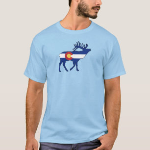 Camiseta Bandera de Colorado Elk