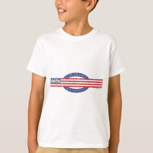 Camiseta Bandera de Colorado Mountain USA