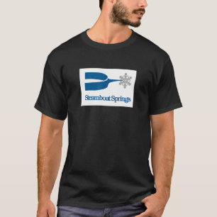 Camiseta Bandera de Colorado Springs de barco de vapor